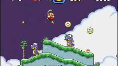 SMW Custom Level -  Carrot Lift Cliff