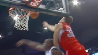 Players hitting their head on the backboard (NBA, College and more)