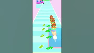 Funny Ice Cream Stack Gameplay😂 Ice Cream Run #shorts #gaming #funny