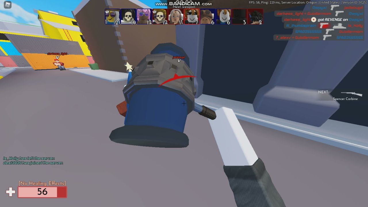 Backstabbing people with the ban hammer | Roblox Arsenal