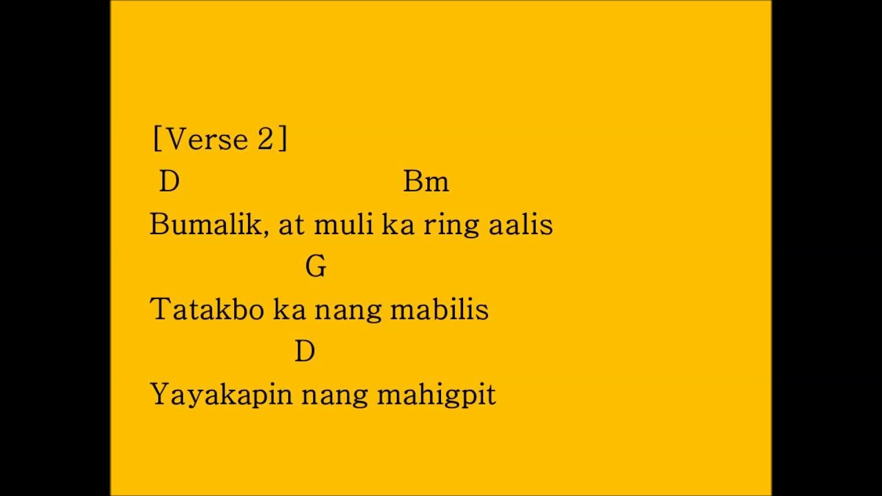 Kahit Ayaw Mo Na (Lyrics and Chords) YouTube