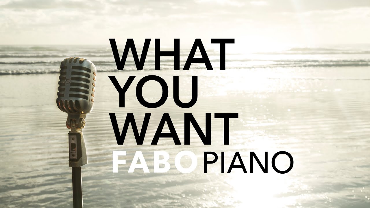 Fabo Piano - "What You Want" ft. Buddy Blues auf YouTube ansehen Fabo Piano - "What You Want" ft. Buddy Blues auf YouTube ansehen
