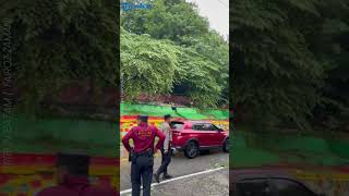Sat Samapta Polres Karimun Patroli Siaga Bencana saat cuaca ekstream melanda