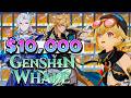 This GIGA WHALE Spent $10,000 on Genshin Wishes I Reviewing Account