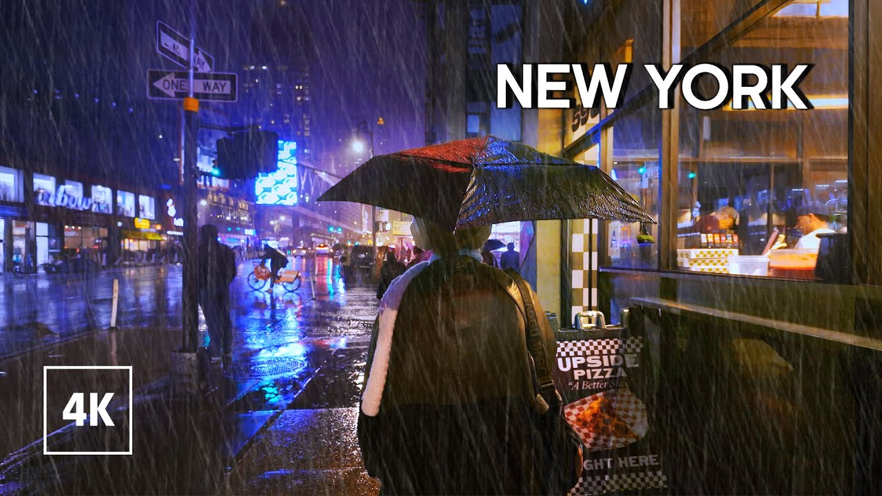 New York, Amerika Serikat | Jelajah Kota Malam 4K | 21 Okt 2025