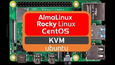 How to run a RHEL-type OS VM on KVM on Ubuntu on a Raspberry Pi.