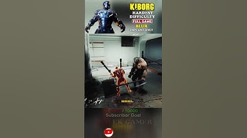 KIBORG Hardest Difficulty Blur Implant Only Full Game No Commentary