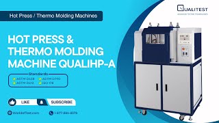 Hot Press & Thermo Molding Machine QualiHP-A for Sample Preparation | WorldofTest.com