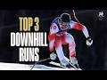 ⛷️Franjo von Allmen Cruises to VICTORY🇨🇭 | Top 3 Fastest Men's Downhill Runs #MilanoCortina2026