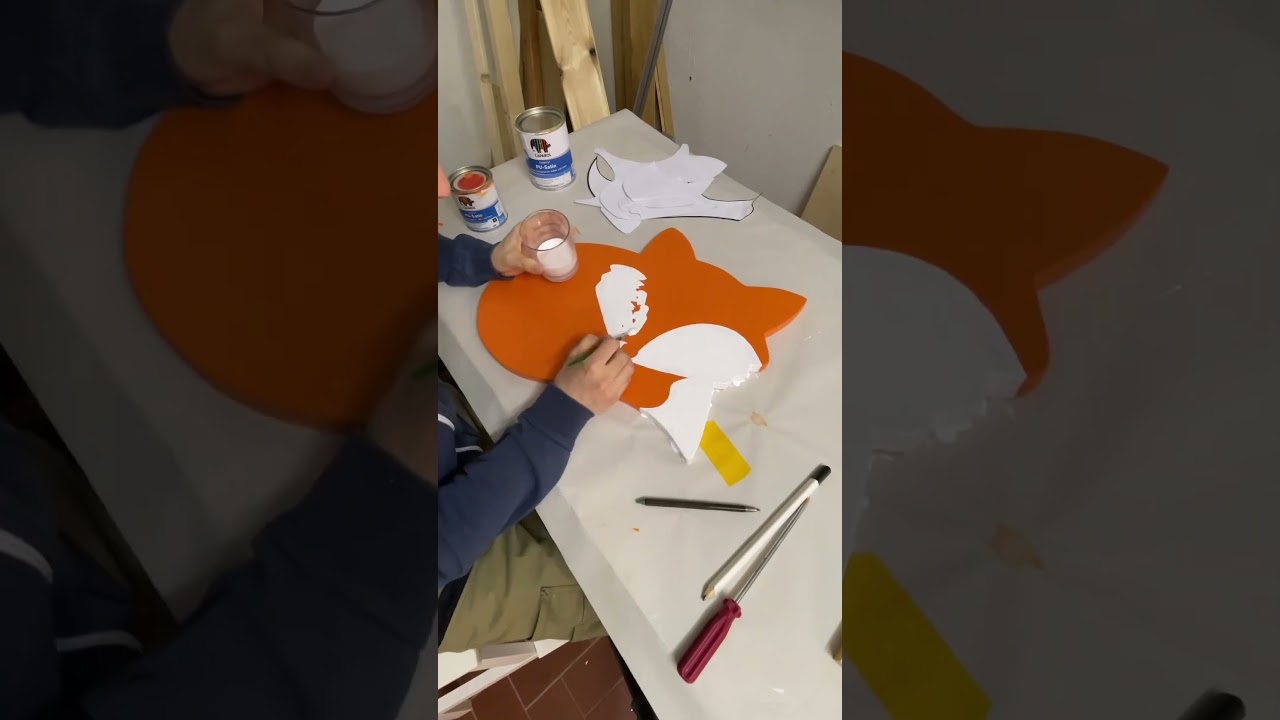 Fuchslampe für das Kinderzimmer selbst bauen 