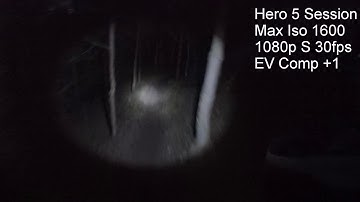 GoPro Hero 4 Black vs Hero 5 Session - Night Ride Low Light Test