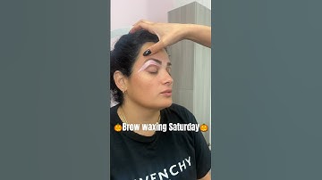Eyebrow waxing 🎃 #browgoals #eyebrow #beauty #brows #esthetician #makeup #definedbrows #browshaping