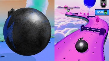 Going Balls Vs Reverse Balls Fast Run Gameplay - 275