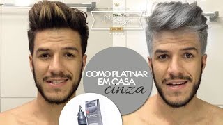 TUTORIAL: COMO PLATINAR O CABELO EM CASA | CINZA | JADSON NOBRE