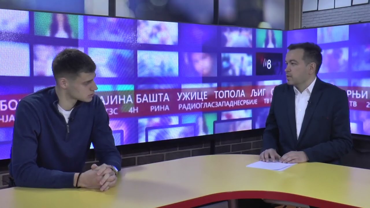 Dnevnik zapadne Srbije - gost igrač KK Borac Pavle Nikolić