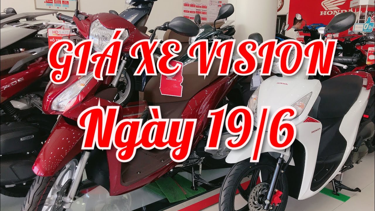 Giá xe honda vision 2020 giảm giá liên tục ngày 19/6/2020 - YouTube