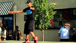 Nate Smith dancing at Canton First Friday June 3, 2011