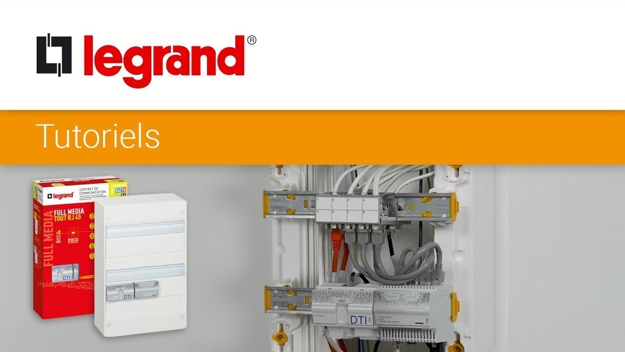 Comment installer un coffret de communication Full Media Legrand tout RJ45  ? 