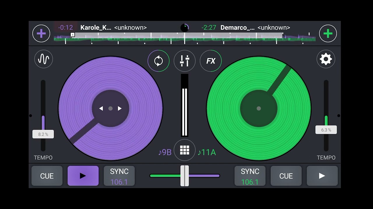 how to scratch using cross DJ apk YouTube