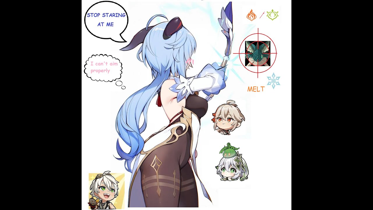 Genshin Ganyu Burn Melt vs Wenut Spiral Abyss 12