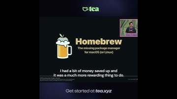 Open-sourcing Homebrew (Max Howell, tea) #shorts #web3 #opensource #oss #ethdenver #blockchain