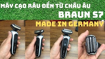 Máy cạo râu - Đến từ châu Âu, Braun S7 made in Germany - Dũng Hàng Nhật