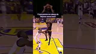 Neymar ficou desacreditado vendo dominância do homem.#LeBronJames #NeymarJr #NBA #Basquete