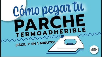 Cómo pegar tu parche - parche bordado termoadherible
