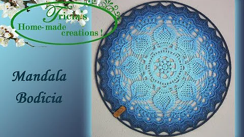 Mandala Bodicia haken 50 cm (with English descript...