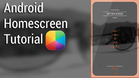 Pure Minimal V2 (by Peszek)- Android Homescreen Tutorial