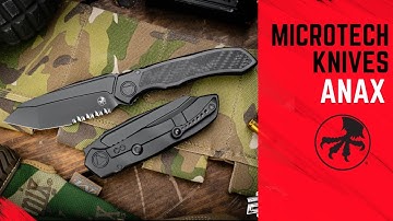 Microtech Knives Anax Integral DLC Folding Knife