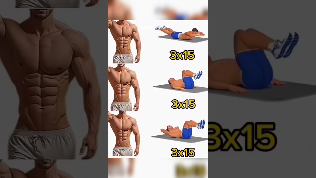 Easy six Pack Workout at Home 🔥🔥🔥 