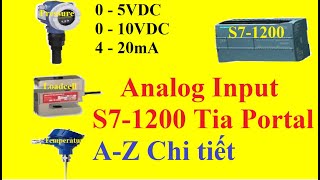 Analog input PLC S7-1200, cool Video/ Read analog signals from temperature, pressure, loadcell se...
