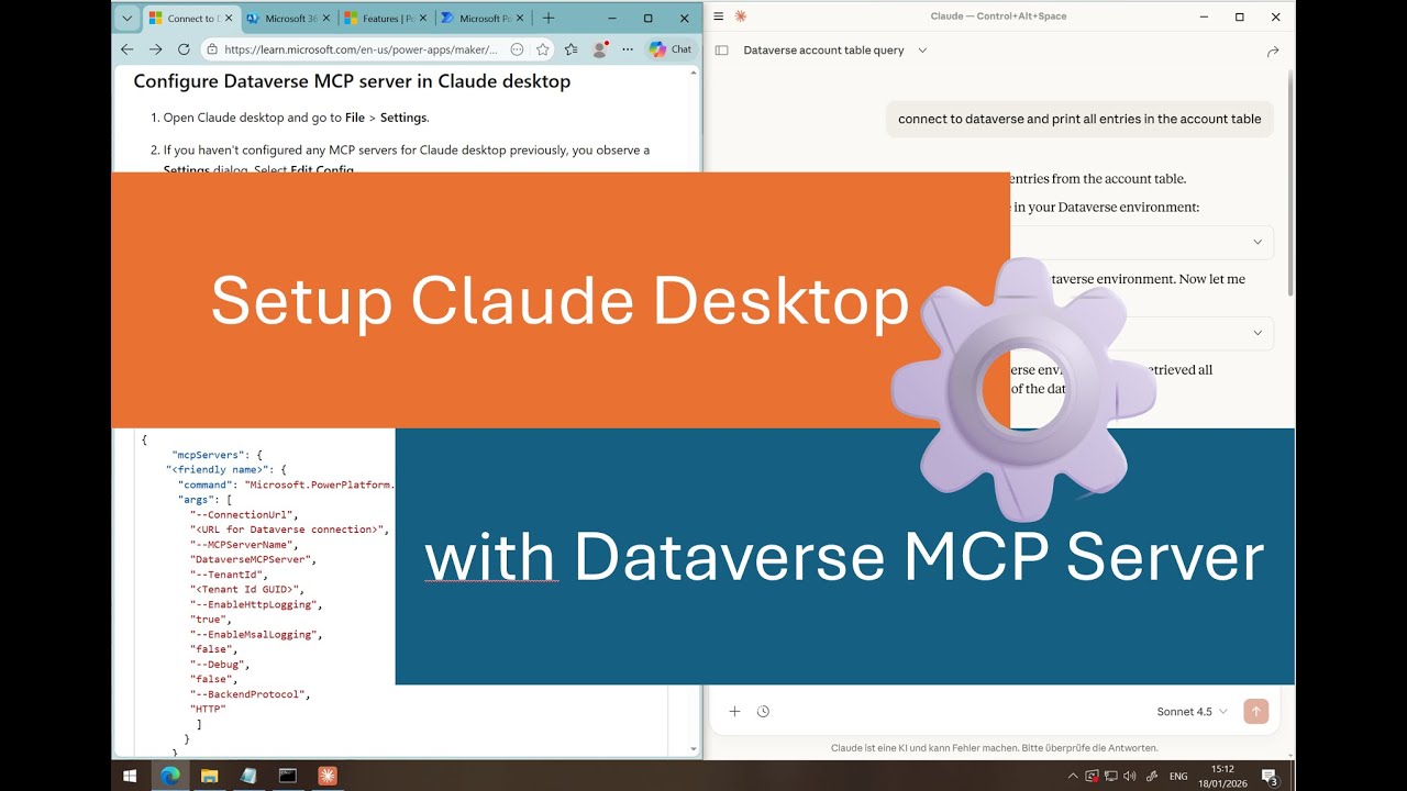 Setup MCP Server for Dataverse with Claude Desktop - YouTube