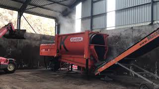 XD518 S Trommel Screen Screening Compost