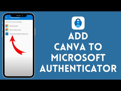 How to Add Canva to Microsoft Authenticator (2024) | Microsoft Authenticator Tutorial