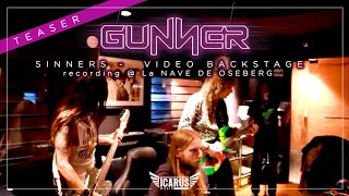GUNNER -  Teaser - Sinners (Recording Backstage @ La Nave de Oseberg)