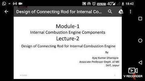Design of Connecting Rod for Internal Combustion Engine