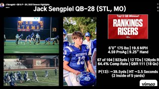 QB Highlights Sengpiel 2025 Season | QBR 111