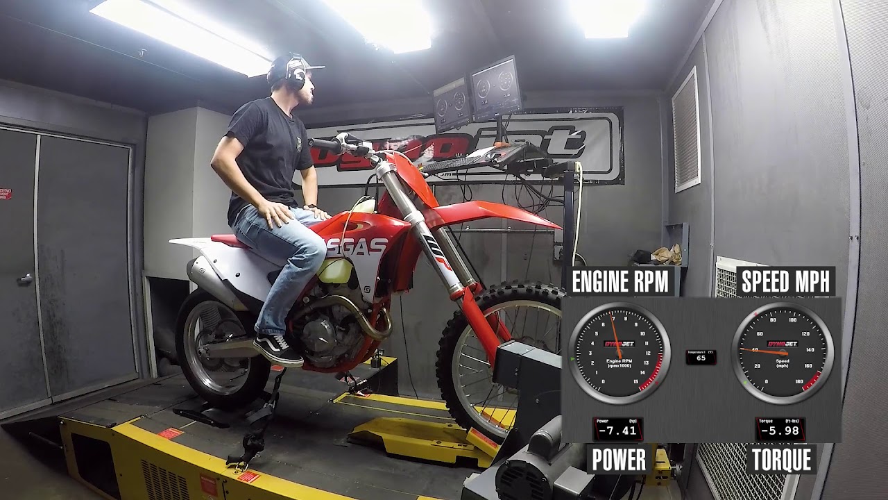 2021 GasGas EX 250F Dyno Test
