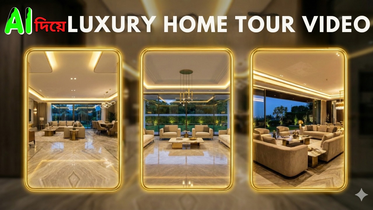 Create Luxury Home Tour Videos with AI in Bengali