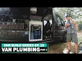 Simple Van Plumbing in Van + Shurflo Water Pump + Faucet, PT 2 //Ep. 25 DIY VAN BUILD
