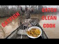 Huge catfish catches with three traps  catchcleancook best fried catfish ever   shrimp rice