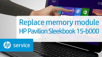 Replace the memory module | HP Pavilion Sleekbook 15-b000 | HP Support