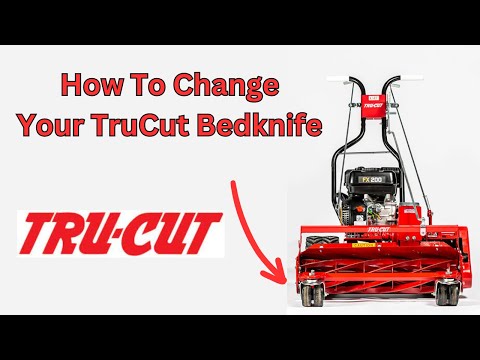 How to change the bedknife in a TruCut Reel mower 