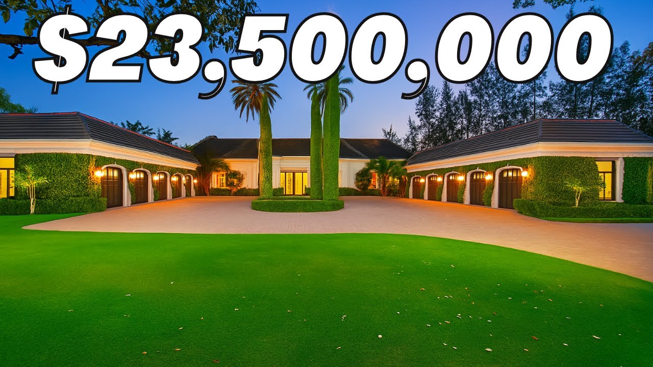 Inside a $23,500,000 Jupiter Island Waterfront Mansion | Indoor Pool & Private Dock