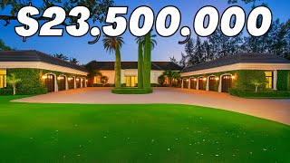 Inside a $23,500,000 Jupiter Island Waterfront Mansion | Indoor Pool & Private Dock