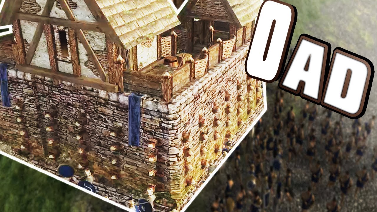 0 A.D. -  MEGA FORTRESS MASSIVE WARS NEW UPDATE ALPHA 19