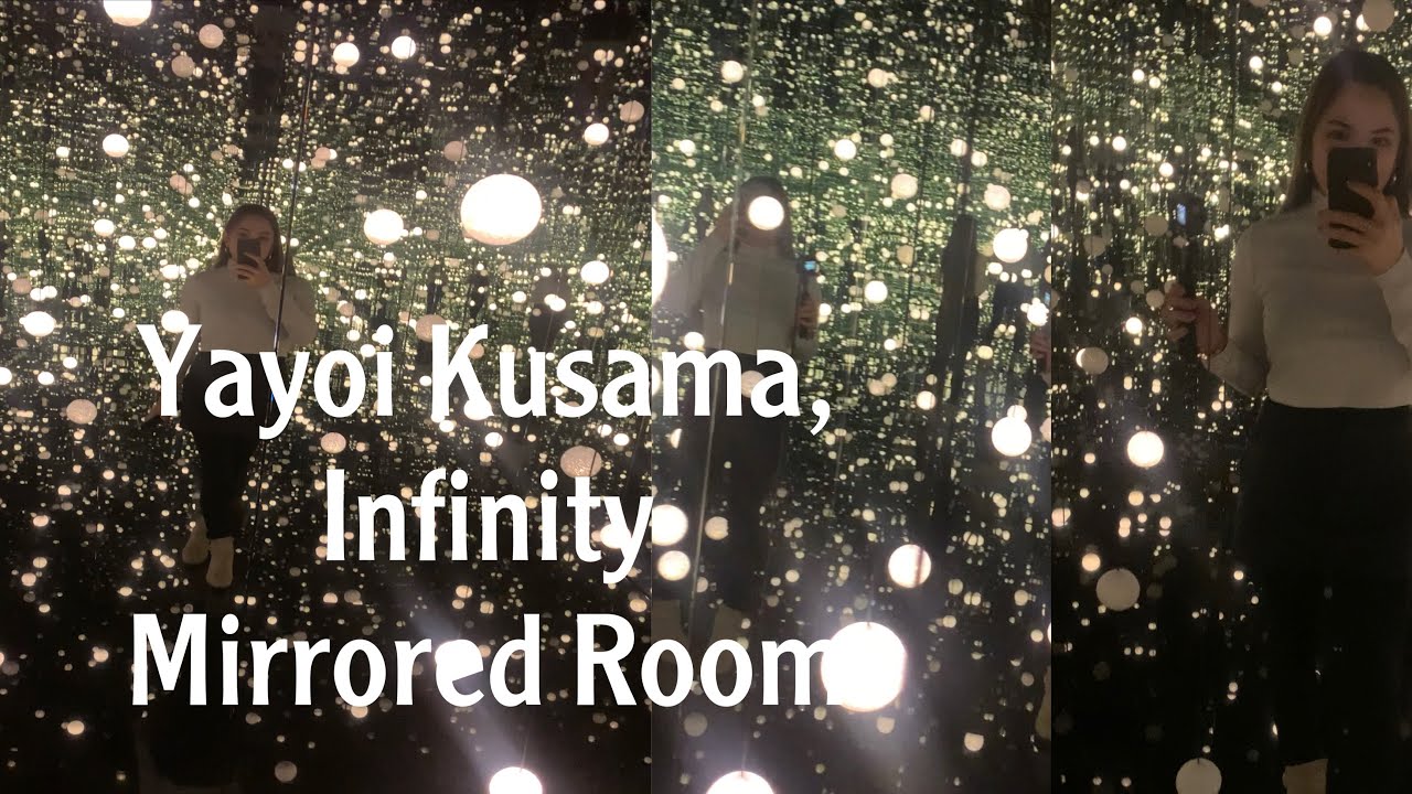 Yayoi Kusama, Infinity Mirrored Room experience in al riwaq gallery