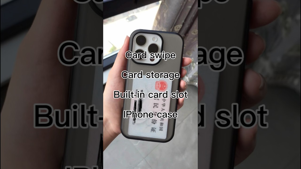 Built-in card slot phone case